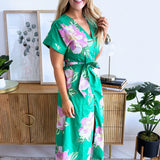 Floral Print Midi Dress
