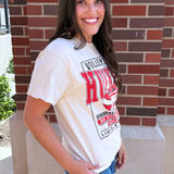 Nebraska Huskers Volleyball Stars Thrifted Tee