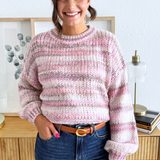 Chunky Striped Knitted Sweater