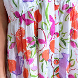 Short Sleeve Floral Patterned Dress
