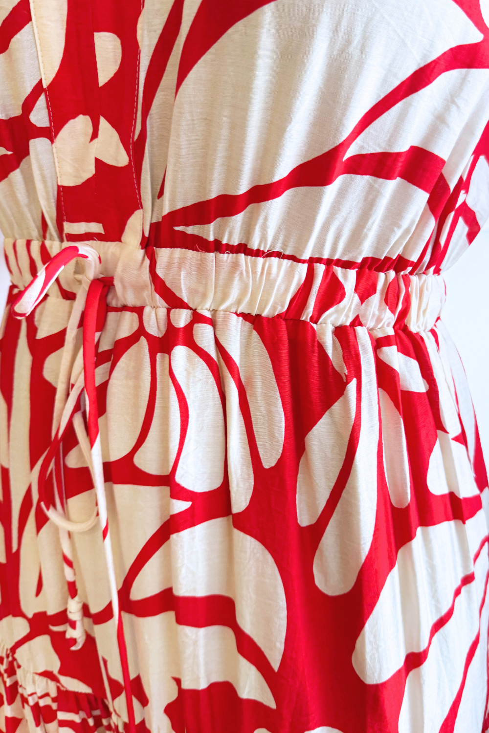 Floral Geometric Tiered Maxi Dress