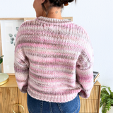 Chunky Striped Knitted Sweater