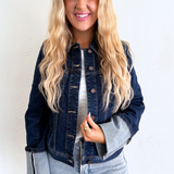 Tall Cuffed Selvedge Trucker Jacket