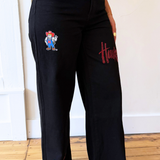 Nebraska Alpha Bling Wide Leg Jeans