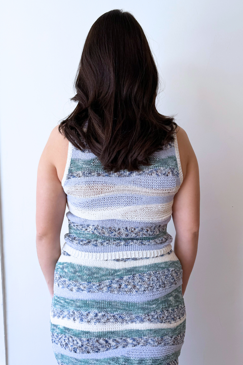 Multistripe Sweater Tank - The 308 Boutique