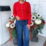 Knitted Button Down Cardigan