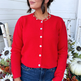 Knitted Button Down Cardigan