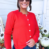 Knitted Button Down Cardigan