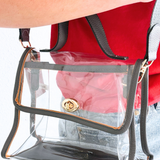 Clear Stadium Crossbody Hand Bag