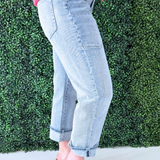 Marley Cropped Girlfriend Cuffed 28'/25' ins