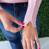 Crewneck Bead Detail Sweater