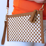 Veda Woven Crossbody and Clutch Bag - The 308 Boutique