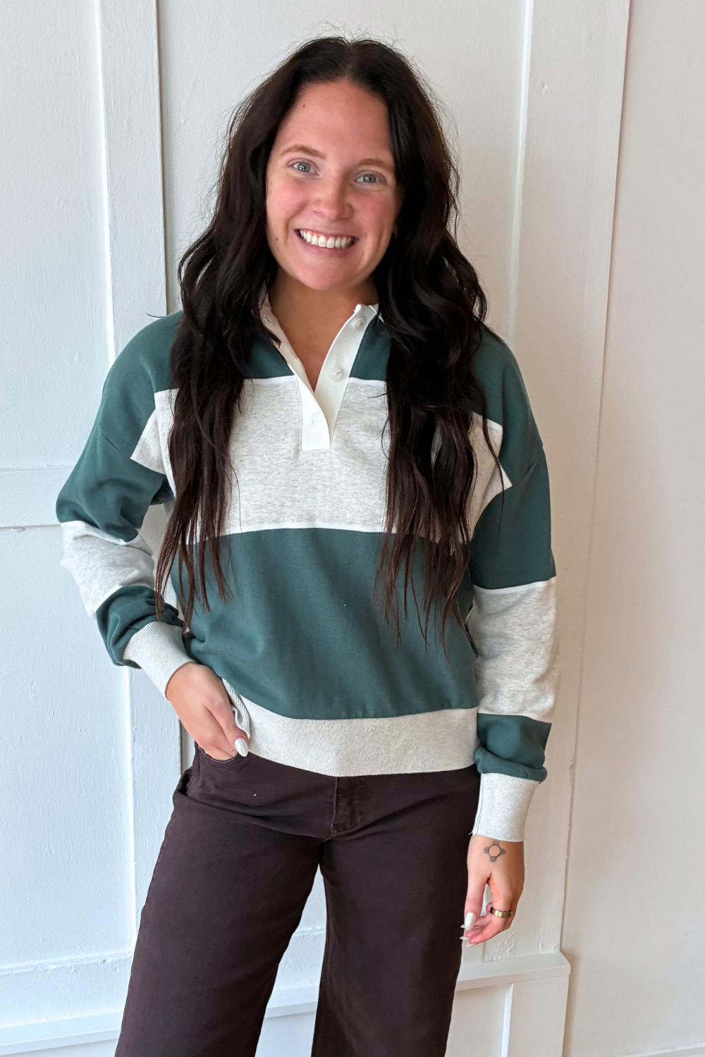 Study Break Polo Sweatshirt