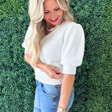 V Neck Knit Top