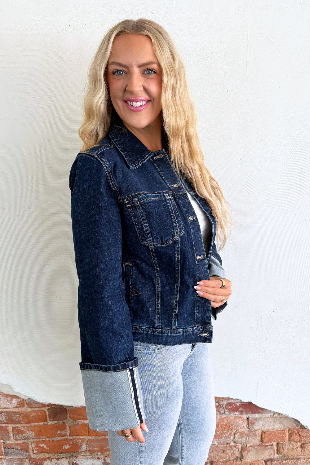Tall Cuffed Selvedge Trucker Jacket