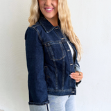 Tall Cuffed Selvedge Trucker Jacket