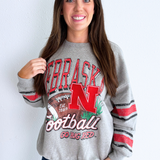 Nebraska Langford Multimedia OS Fleece Crew