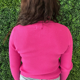Quarter Zip Turtleneck Top
