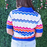 Short Sleeve Knitted Top