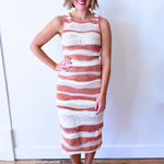 Multistripe Sweater Skirt - The 308 Boutique