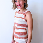 Multistripe Sweater Tank - The 308 Boutique