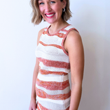 Multistripe Sweater Tank - The 308 Boutique
