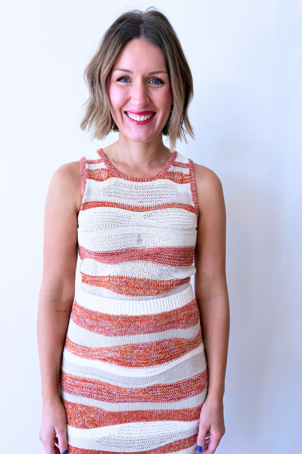 Multistripe Sweater Tank - The 308 Boutique