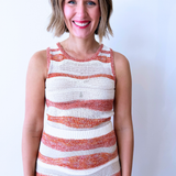 Multistripe Sweater Tank - The 308 Boutique