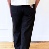 Nebraska Alpha Bling Wide Leg Jeans