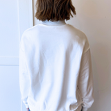 Oversize Drop Shoulder Reversible Mock Neck Sweatshirt - The 308 Boutique