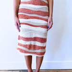 Multistripe Sweater Skirt - The 308 Boutique