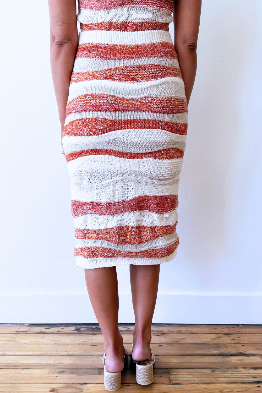 Multistripe Sweater Skirt - The 308 Boutique