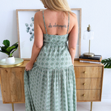 Spaghetti Strap Maxi w/ Tie Detail