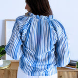 Long Sleeve Striped Pattern Top