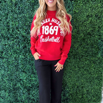 Nebraska Huskers Trademark Basketball Sweatshirt - The 308 Boutique
