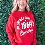 Nebraska Huskers Trademark Basketball Sweatshirt - The 308 Boutique