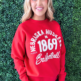 Nebraska Huskers Trademark Basketball Sweatshirt - The 308 Boutique