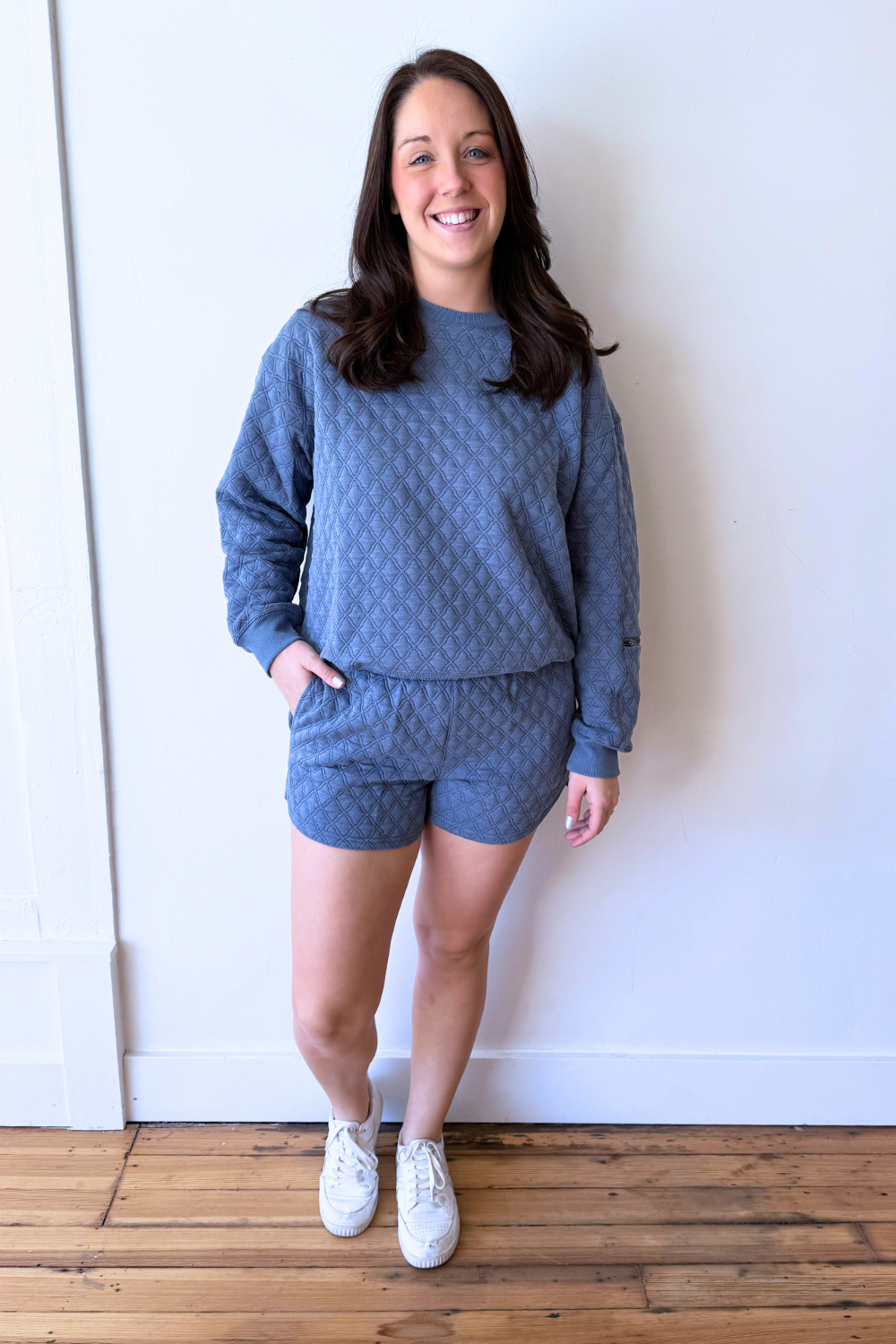 Cozy Quilted Sweatshirt - The 308 Boutique