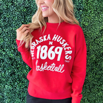 Nebraska Huskers Trademark Basketball Sweatshirt - The 308 Boutique