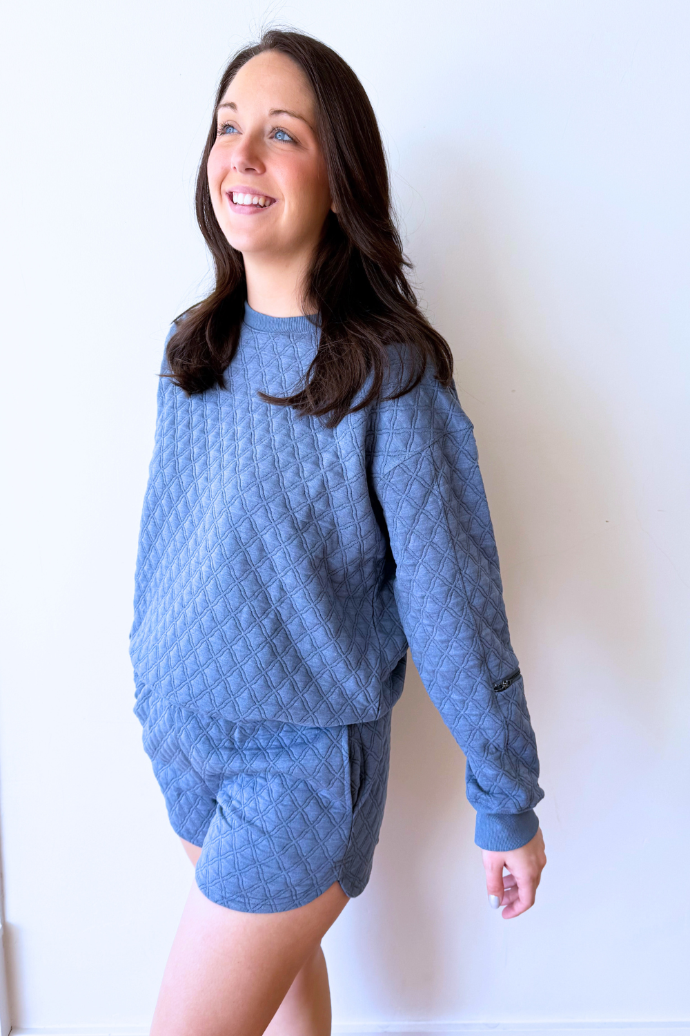 Cozy Quilted Sweatshirt - The 308 Boutique