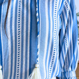 Long Sleeve Striped Pattern Top