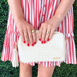Woven Willow Camera Crossbody Bag