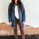 Collarless Trucker Dress 34" hps