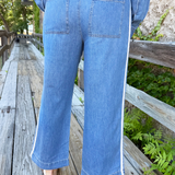 The Sidelines Denim Track Pant