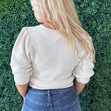 V Neck Knit Top