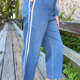 The Sidelines Denim Track Pant
