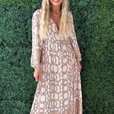 Chain Link Woven Dress