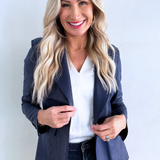 Liquid Leather Signature Pocket Blazer