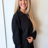 Downtown Half Zip Sweatshirt