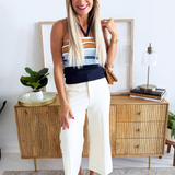 Terry Knit Halter Top